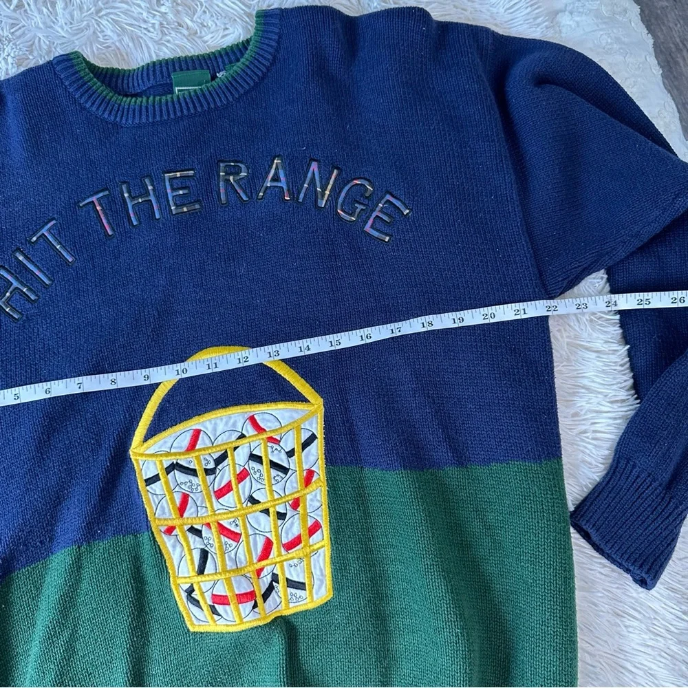 Vintage Clubfellow Golf Sweater Size Medium